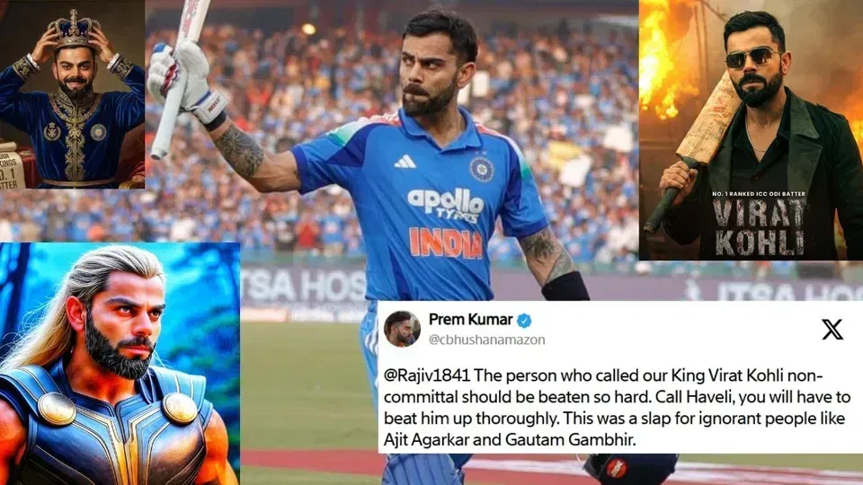 "Crown returns to the king": Virat Kohli gets showered with love after ICC No. 1 ranking